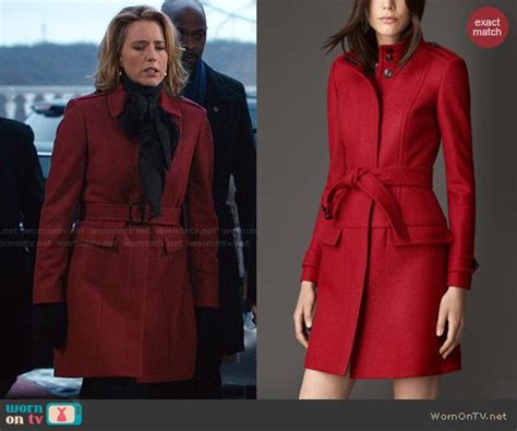 Elizabeth’s red coat on Madam Secretary 